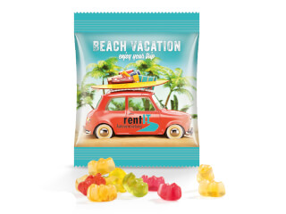 Godispåse med 15 gram gelégodis.